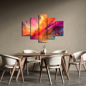 Obraz - Dynamická abstrakcia (150x105 cm)