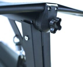 hojdačka RATTAN so sivou poduškou