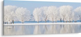 Obraz zimnej krajiny (120x50 cm)