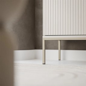 Komoda ADRIENNE s LED osvetlením kašmír 154cm