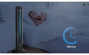 Aigostar - Stĺpový ventilátor 45W/230V čierna