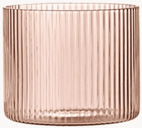 Ručne fúkané poháre's reliéfnym vzorom Ripple, 4 ks, 200 ml