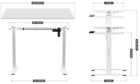 Huzaro Elektrický stolový stojan Xeno 4.1