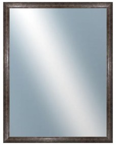 DANTIK - Zrkadlo v rámu, rozmer s rámom 70x90 cm z lišty NEVIS šedá (3053)