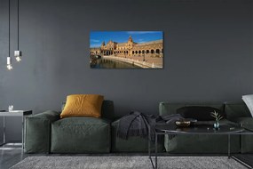 Obraz na plátne Spain Old Market City 125x50 cm