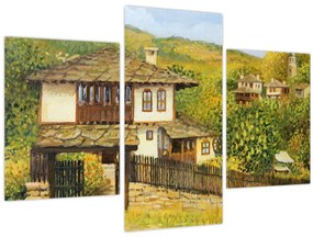 Obraz - Chalúpky v lete (90x60 cm)