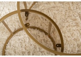 Súprava konferenčných stolíkov Aurum Gold and Bronze 60 cm, 2 ks