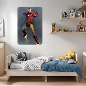 Textilná nálepka na stenu "Ironman"