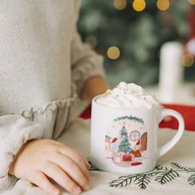 Bella Rose Porcelánový hrnček Vianočné myšky 180 ml