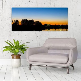 Obraz západu slnka (120x50 cm)