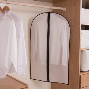 Arte Regal Látkový ochranný obal na oblečenie, biely WHITE KIPIT, 60x100cm