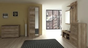 Vešiakový panel Askon, dub canyon