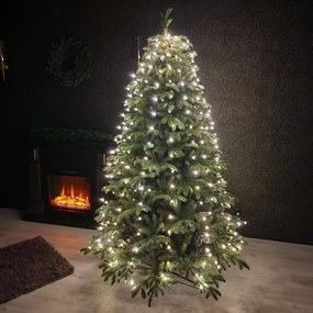 Zväzkové LED vianočné osvetlenie teplá biela 180cm 270LED