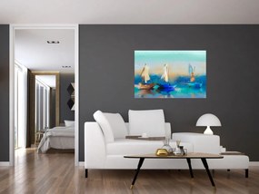 Obraz - Obraz krajiny, maľba (90x60 cm)