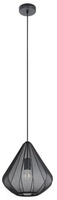 Eglo 43994 - Luster na lanku 1xE27/40W/230V pr. 33,5 cm čierna