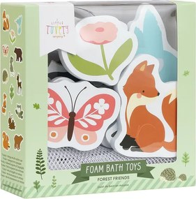 Penové hračky do kúpeľa – Lesní priatelia | 14-dielna sada do vane