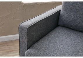 Tmavosivá rozkladacia pohovka 210 cm Eva – Balcab Home