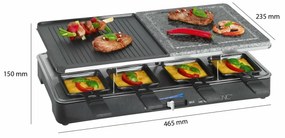 Clatronic RG 3518 raclette gril 3v1