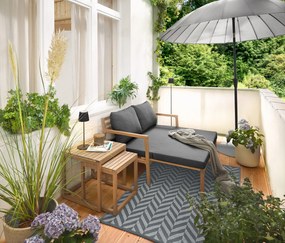 Koberec na použitie vonku, cca 165 x 115 cm