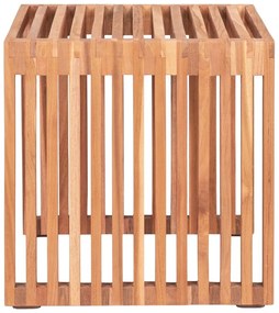 Odkladací stolík z teakového dreva 40x40 cm Pego – House Nordic