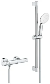 Grohe Grohtherm 800 Cosmopolitan - Sprchový set s termostatom na stenu, 2 prúdy, chrómová, 34768001