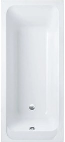 VILLEROY &amp; BOCH Architectura pravouhlá vaňa akrylátová, odtok zboku, 1700 x 700 x 480 mm, biela alpská, UBA177ARA2V-01