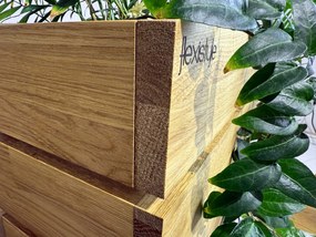 Dekorstudio Drevený dubový kvetináč do interiéru aj exteriéru 60x40x20cm