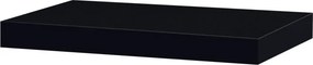 Nástenná polica 40 cm čierna P-023 BK lesk