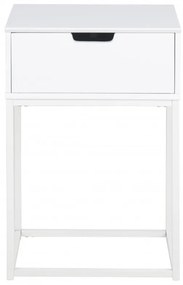 Nočný stolík Relly biely