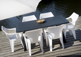 ALLIBERT DANTE záhradná stolička, 57 x 57 x 79 cm, grafit 17187058