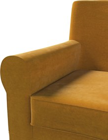 Poťah na kreslo Ektorp Jennylund farba produktu žltá látka lesklá, zamatová