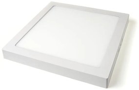 BERGE LED panel štvorcový prisadený - 24W - 230V - 1900Lm - teplá