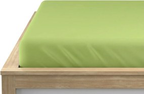 Napínacia obliečka z mikrovlákna pistáciová 90 x 200 cm