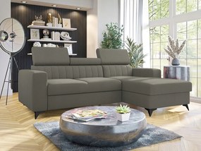 Rohová sedačka Laviosuna (hnedosivá) (s úl. priestorom) (p)