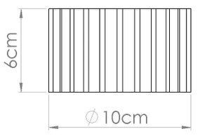 Sollux  SL.1827 - Bodové svietidlo AURA 1xGX53/10W/230V 6 cm ružová