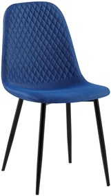 Stolička Giverny látka - modrá