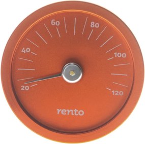 RENTO Teploměr do sauny kulatý - oranžová