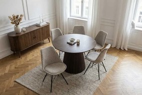 Dizajnová stolička Sweden béžová / sivá