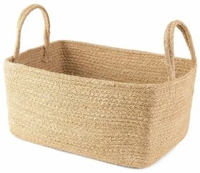 Compactor Úložný košík BASKET z prírodnej juty, 29 x 20 x 15 cm