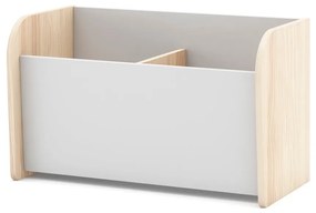 Biela detská knižnica 70x42 cm Esteban – Marckeric