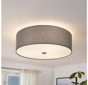 Eglo 55277 - Stropné svietidlo PASTERI 3xE27/25W/230V pr. 47,5 cm sivá
