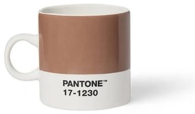 Svetlohnedý keramický hrnček na espresso 120 ml Mocha Mousse 17-1230 – Pantone