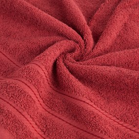 BAVLNENÝ UTERÁK VITO 50X90 CM TEHLOVO ČERVENÁ