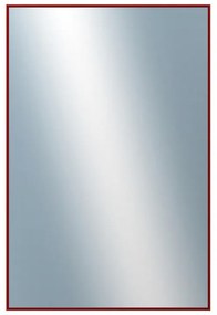 DANTIK - Zrkadlo v rámu, rozmer s rámom 80x160 cm z lišty Hliník vínová (7269209)