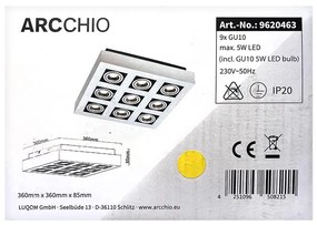 Arcchio Arcchio - LED Bodové svietidlo VINCE 9xGU10/230V LW1030