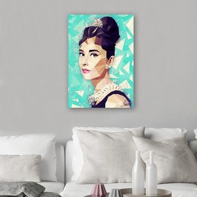 Gario Obraz na plátne Audrey Hepburn s drdolom - Cantu Rozmery: 40 x 60 cm