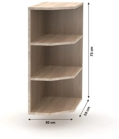 Dolný kuchynský regál NOPL-052-OS Noliana (dub sonoma). Vlastná spoľahlivá doprava až k Vám domov. 1015424