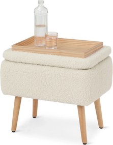 Taburetka s úložným priestorom