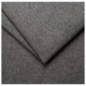 Antracitová čalúnená dvojlôžková posteľ s úložným priestorom s roštom 180x200 cm Mattis – Meise Möbel