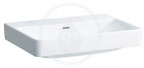 LAUFEN Pro S Umývadlo, 650 mm x 465 mm, bez otvoru na batériu, s LCC, biela H8169644001091